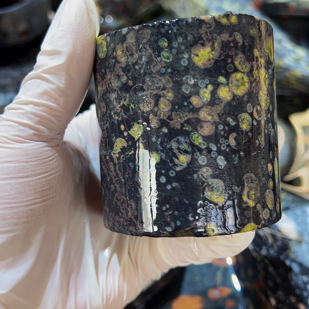 梅花玉鱼缸石茶周边微瑕不退不换