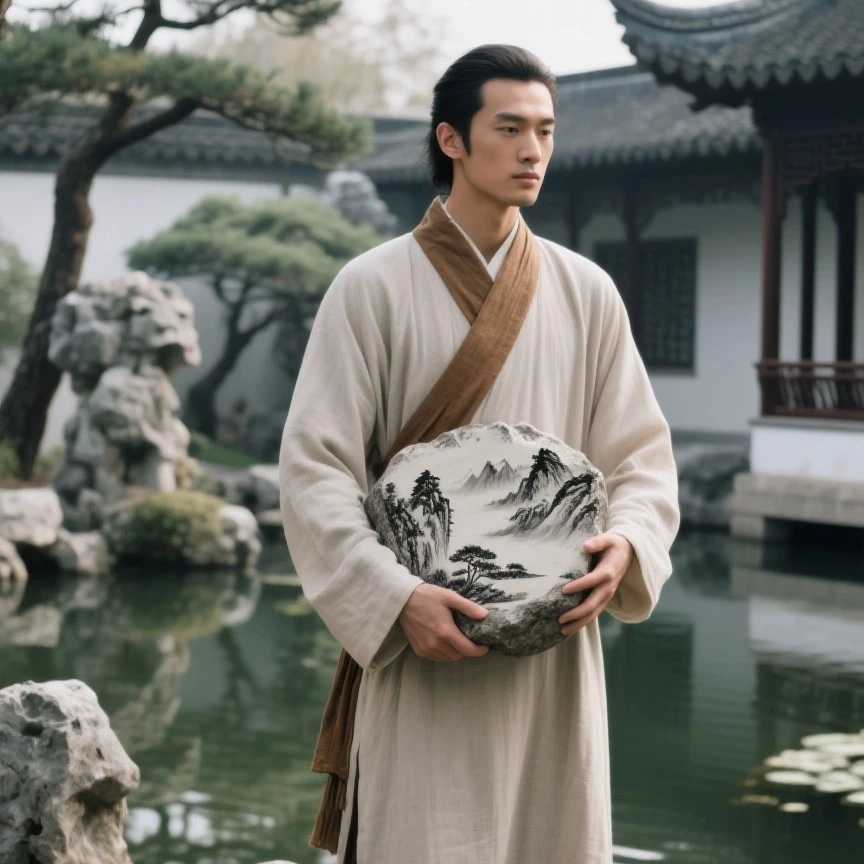 四川雅砻江天然奇石