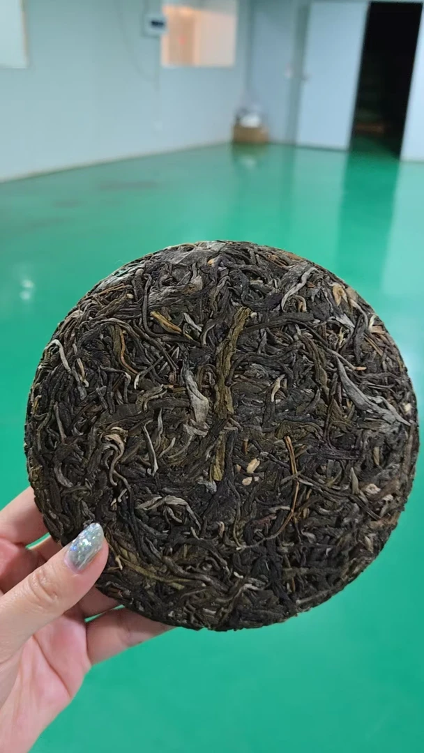 老粉专属链接（生茶 饼）2018年黄金叶 邦东357g饼