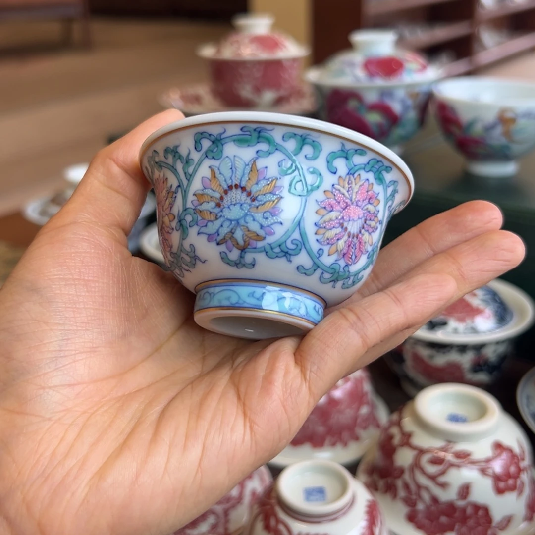 H冉月观隐缠枝莲迷你款