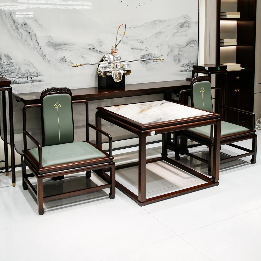 （大利家具）BGS中堂六件套黑檀木