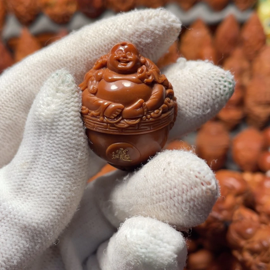 【闪购商品】橄榄核手串/手链聚宝盆弥勒