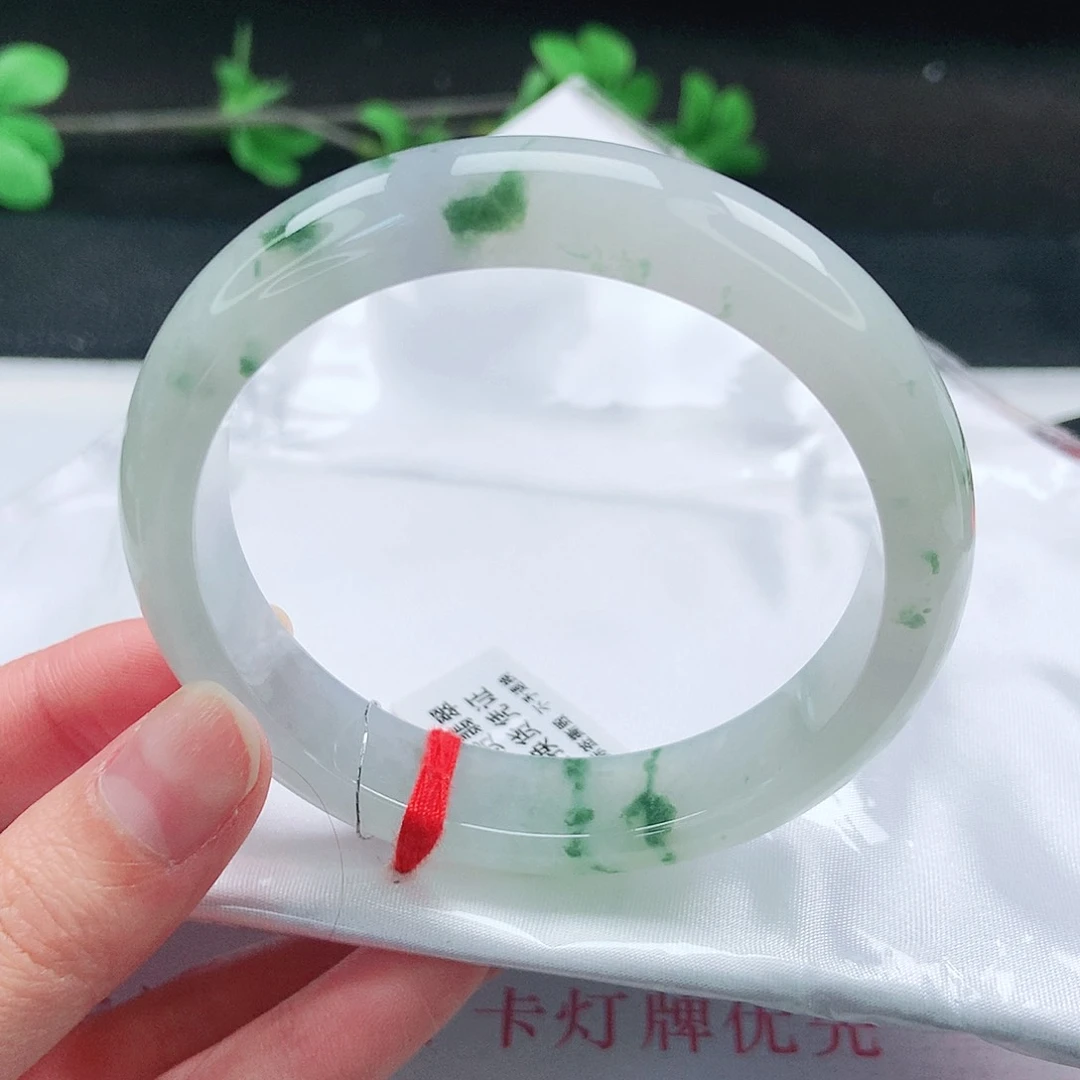 未镶嵌手镯翡翠57圈