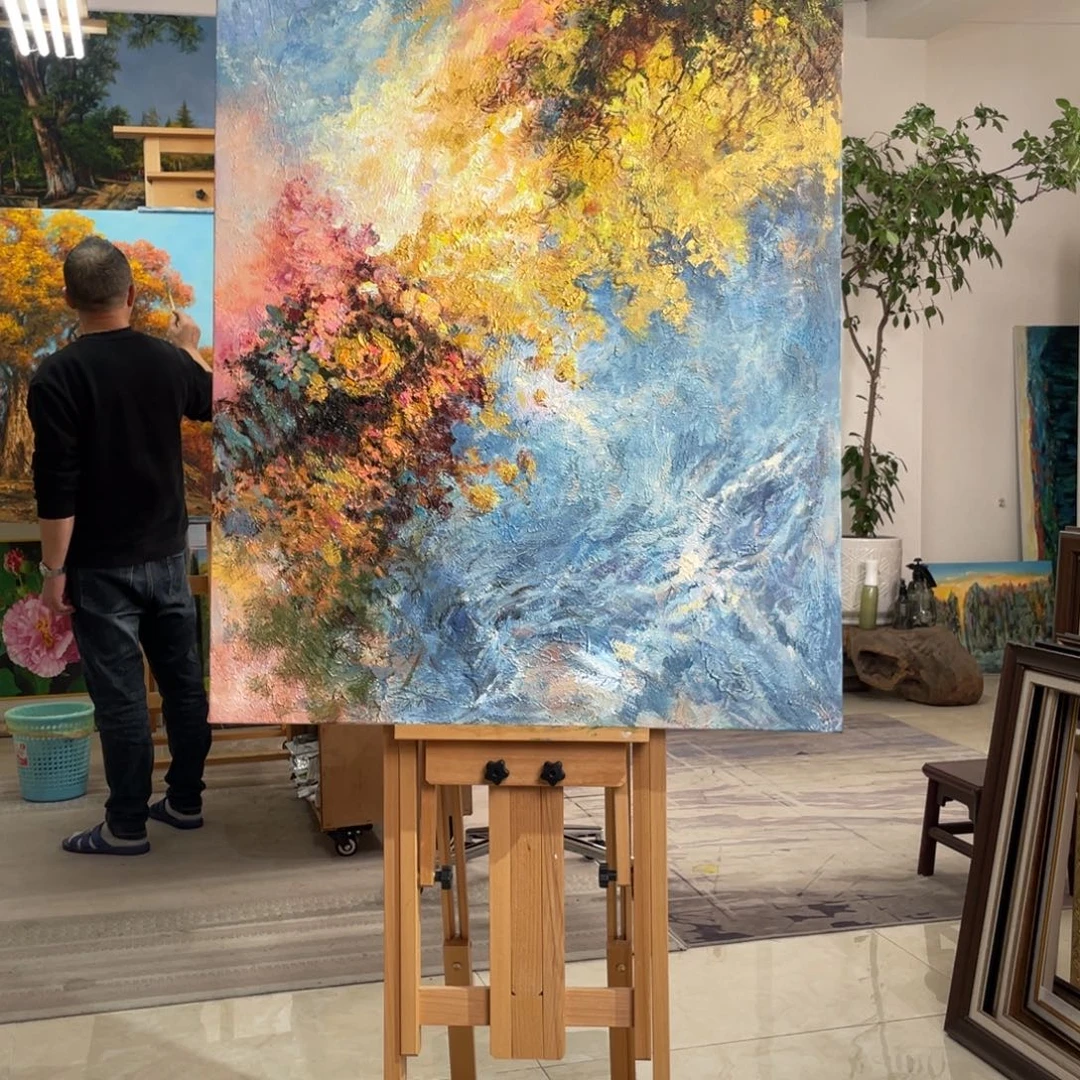 阿***薇竖款非常漂亮的作品