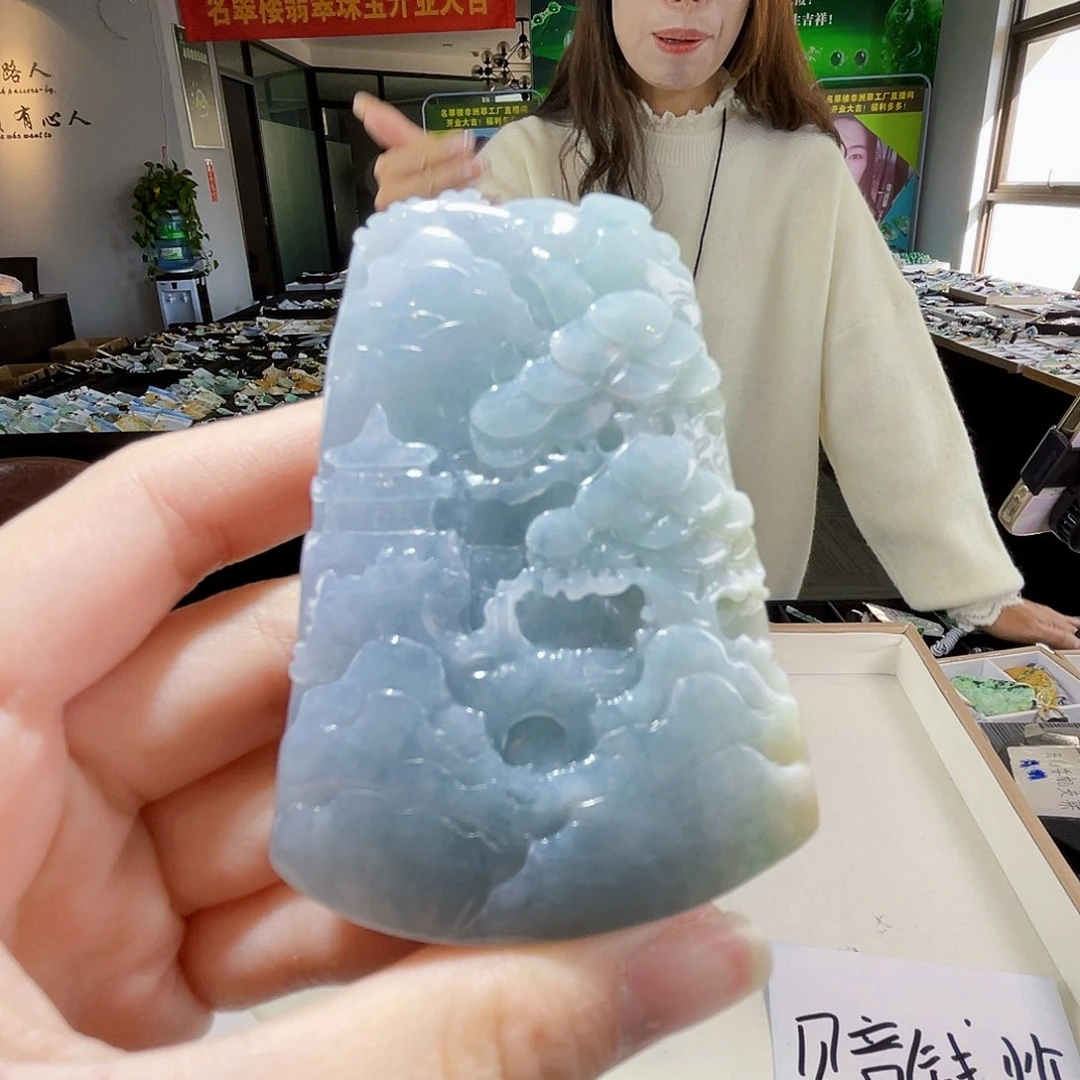 颈饰未镶嵌翡翠翡翠