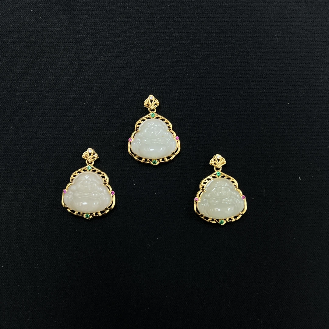 925和田玉佛公吊坠*（多样性发一件）