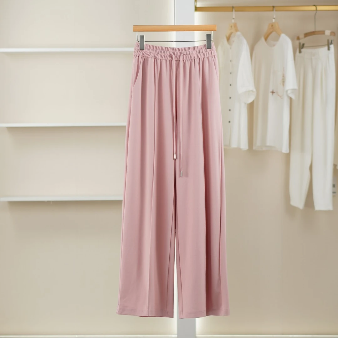 麦迪尚品【美】5070170 松紧腰休闲裤春季女装品牌折扣