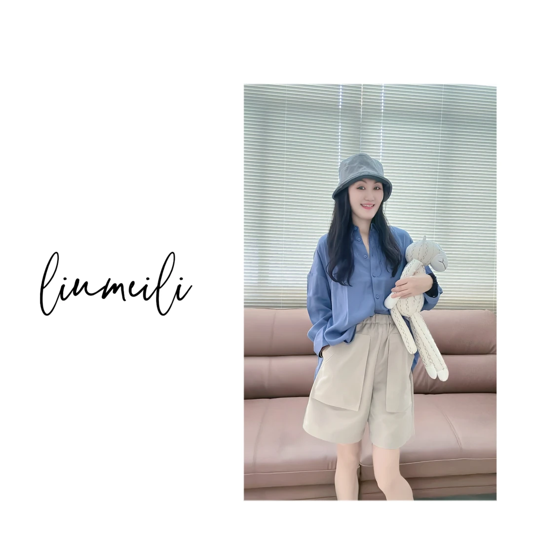 【歌剧院短裤】女短裤夏季松紧腰休闲裤宽松女装休闲短裤经典纯色