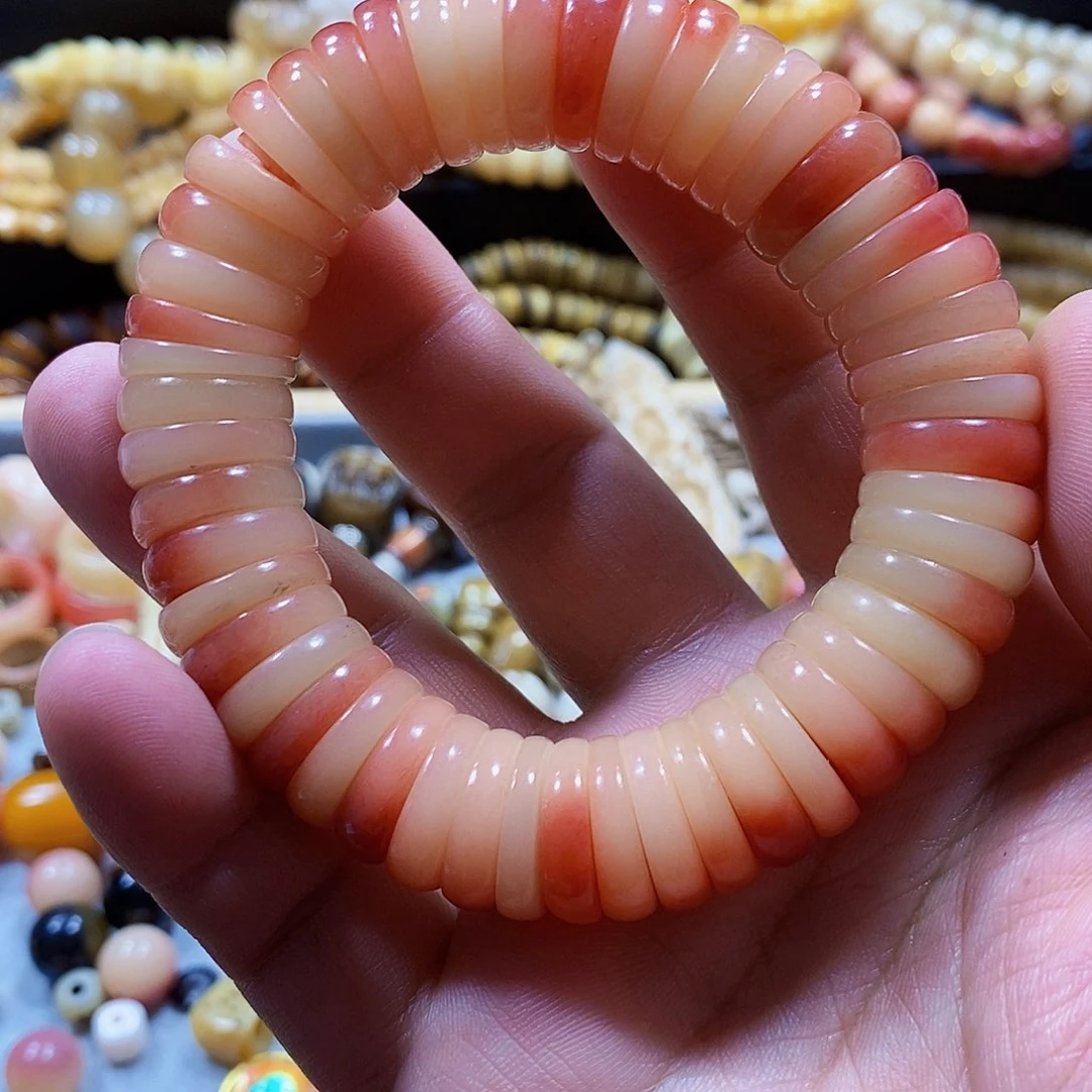 驼骨摆件16药片大肠手串