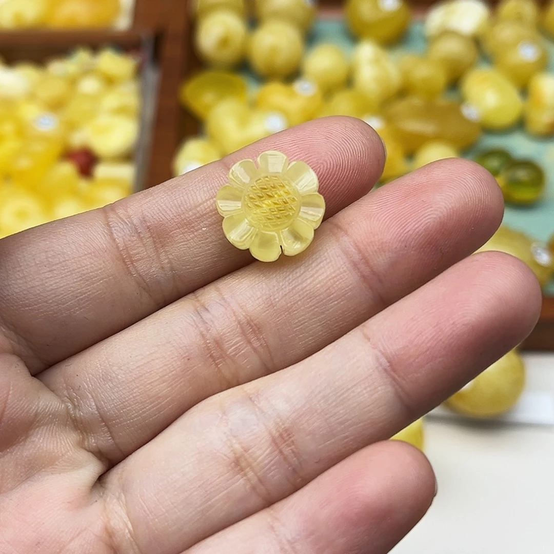 蜜蜡未镶嵌裸石天然