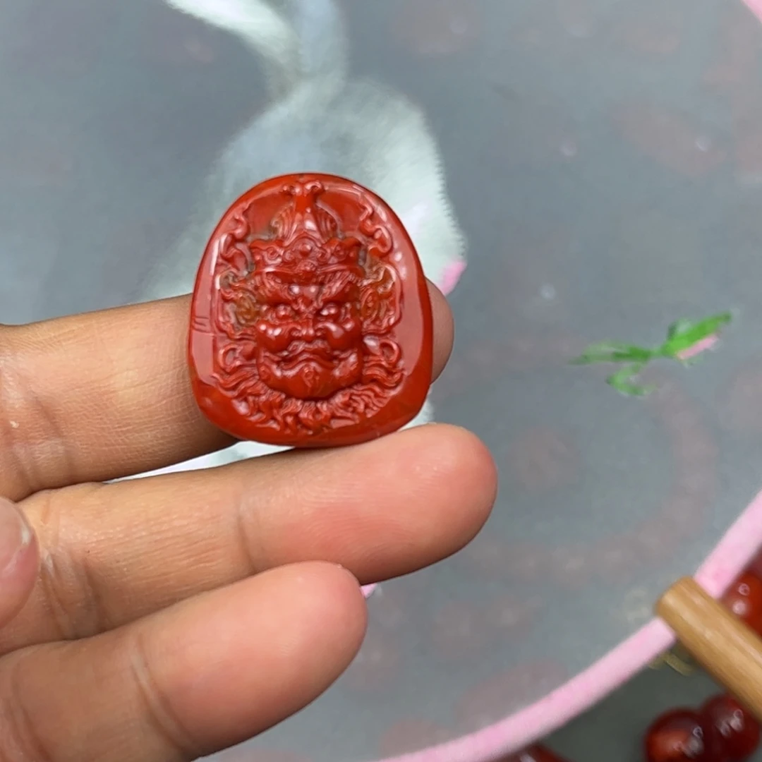 南红玛瑙未镶嵌吊坠
