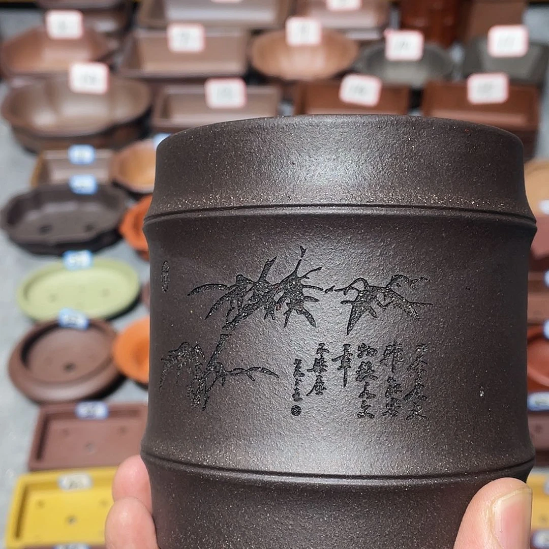 紫砂紫砂小盆8.5*9.5