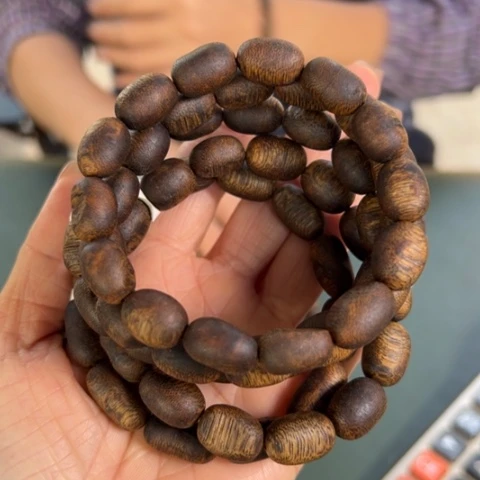 沉香手串白棋8克卡1.0多样性发1串