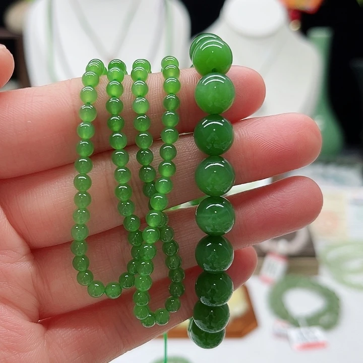 和田玉手链未镶嵌小*