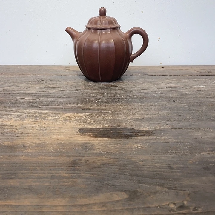 茶壶紫砂l**y紫罗兰筋纹莲子