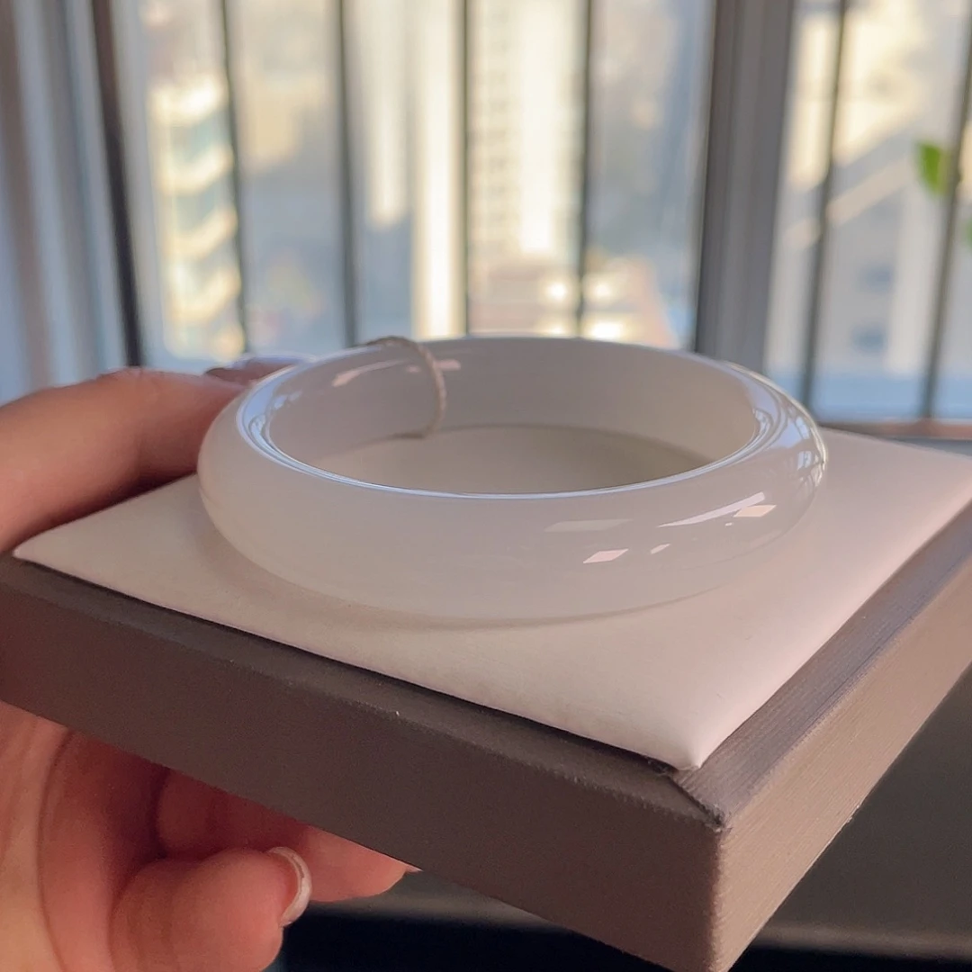 和田玉未镶嵌手镯冰老料