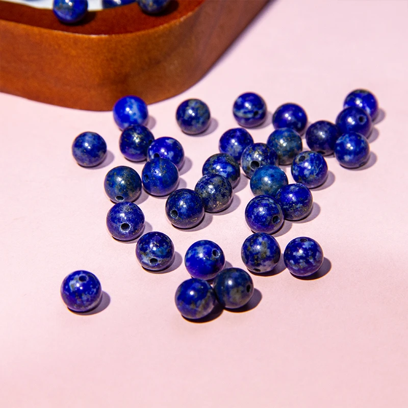 BeadsDance青金石单珠6mm+(5颗一组)多样性发一 编号O1171