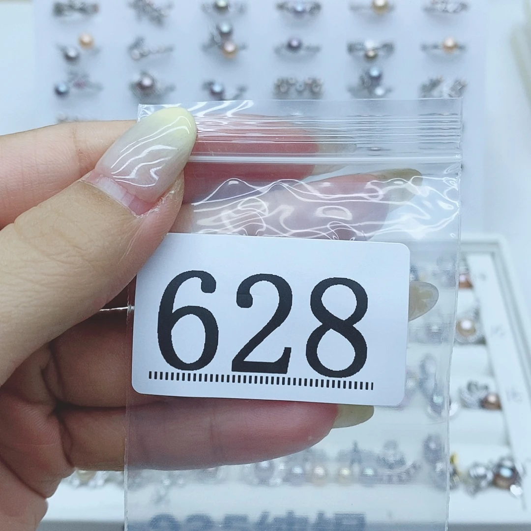 ****君戒指银S925镶嵌淡水珍珠628