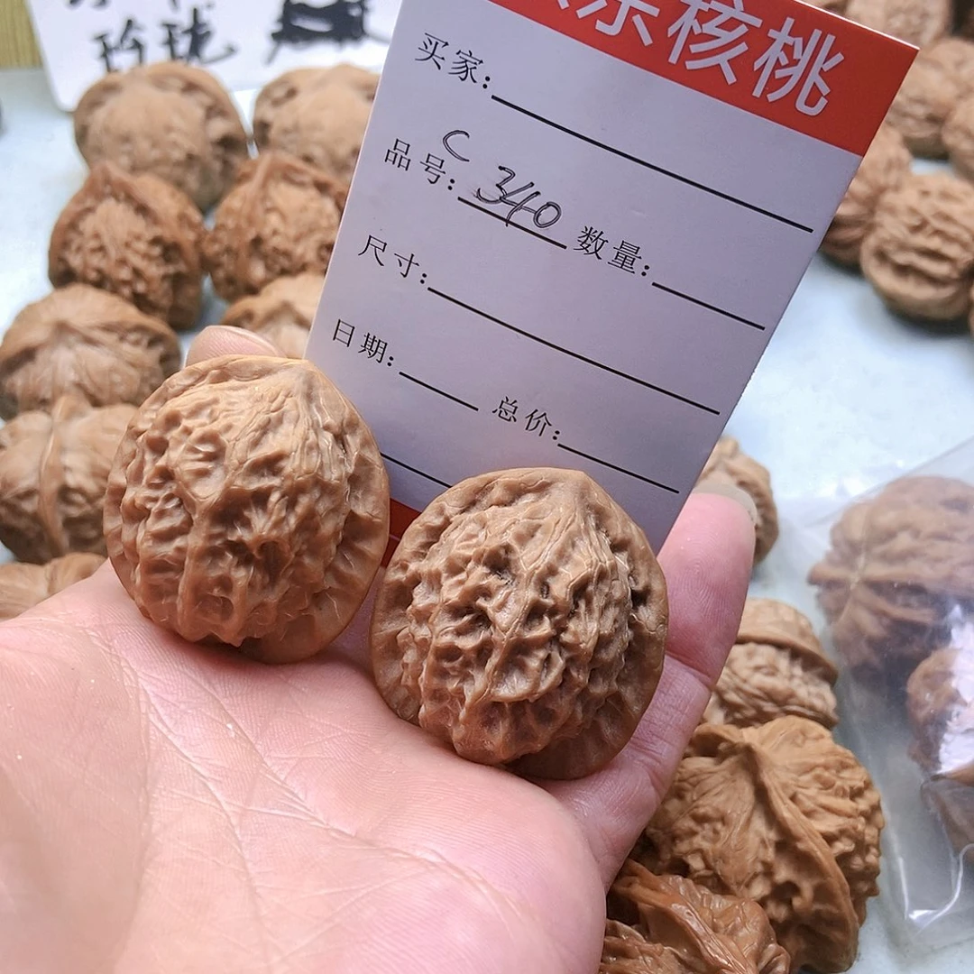 把件桃核340号瓷娃娃35尺蜡皮