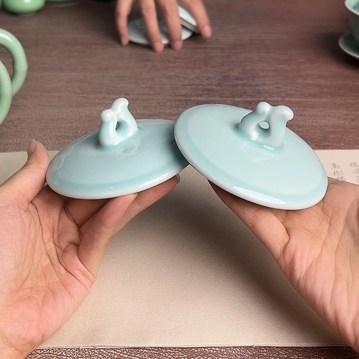 龙泉云间青瓷小米茶器