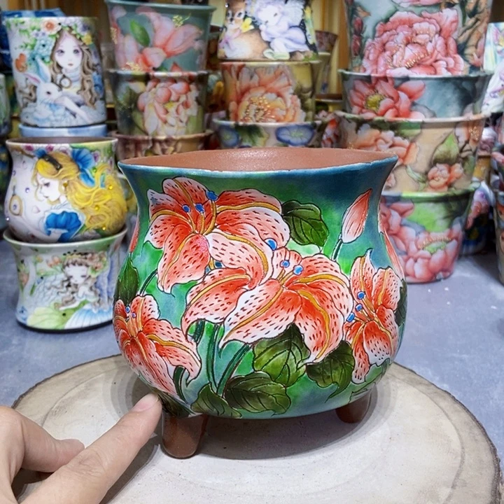 景德镇艺术手绘作品
