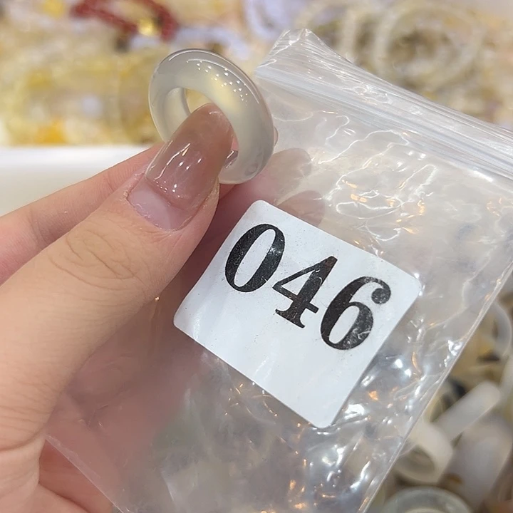 合金戒指玛瑙/玉髓46港14