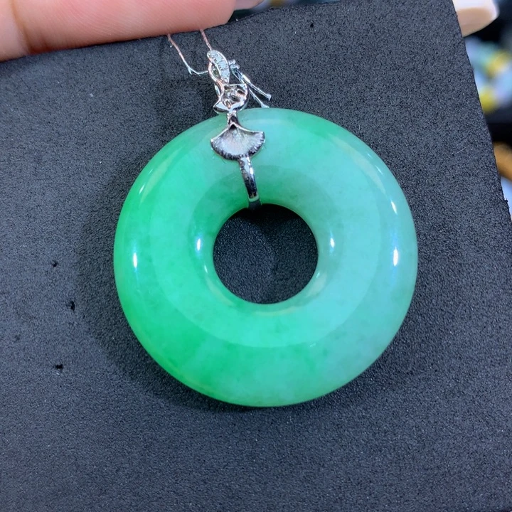 18K金镶嵌手链翡翠翡翠