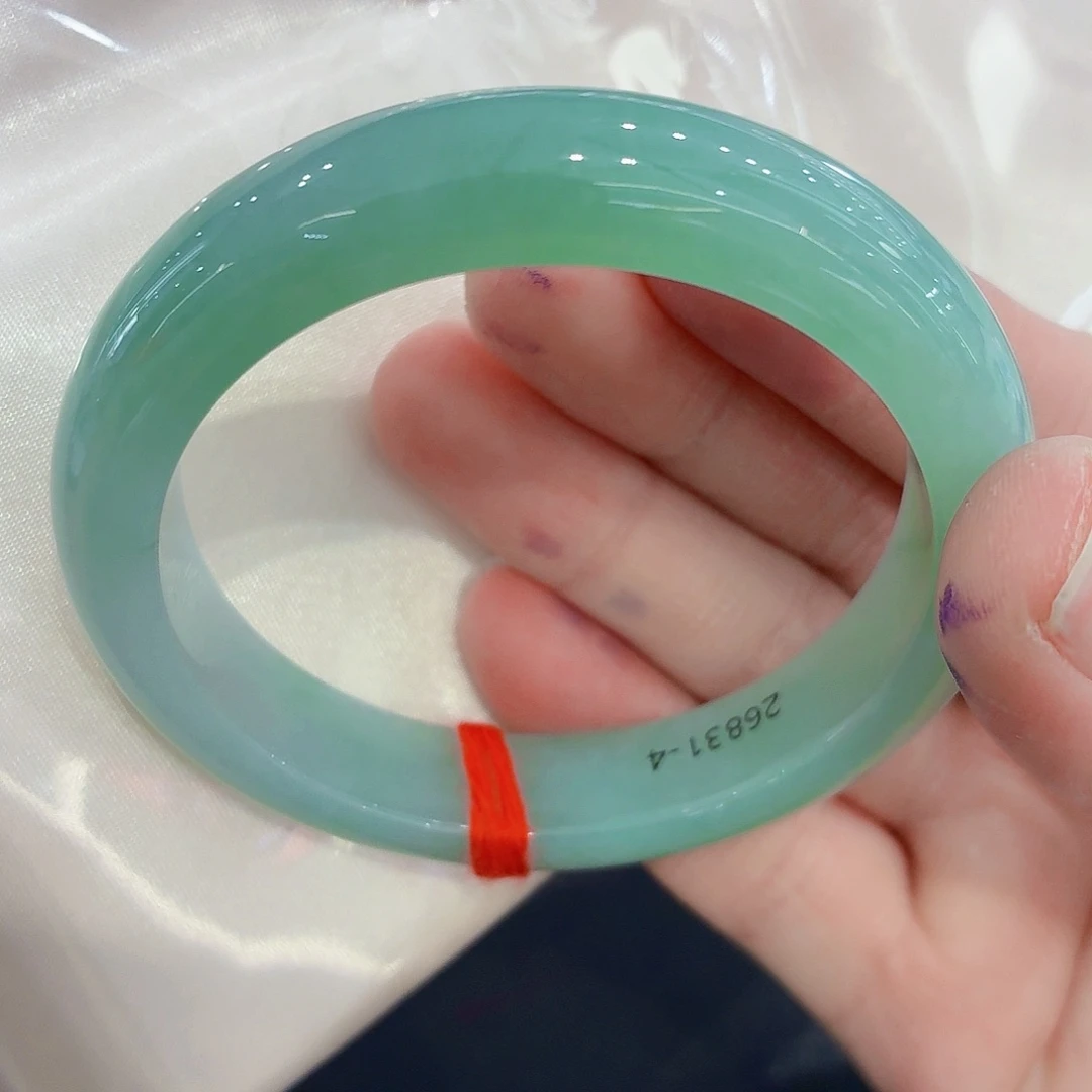 翡翠未镶嵌手镯翡翠55-54圈口（强推）