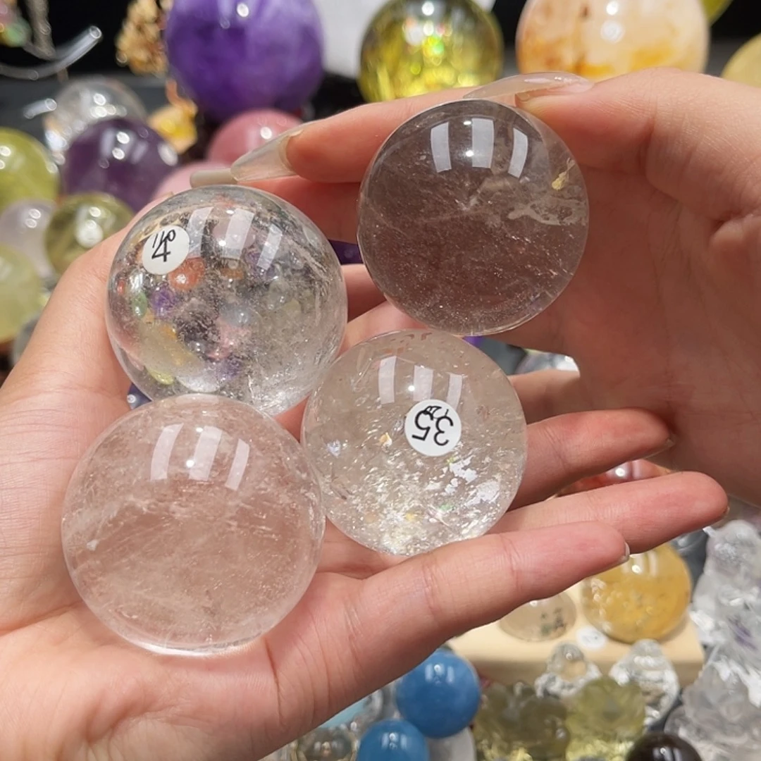 旪***柟水晶珠宝半成品未镶嵌微瑕4.4/4.8