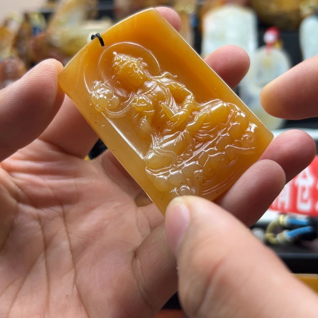 石英质玉（黄龙玉）未镶嵌hly