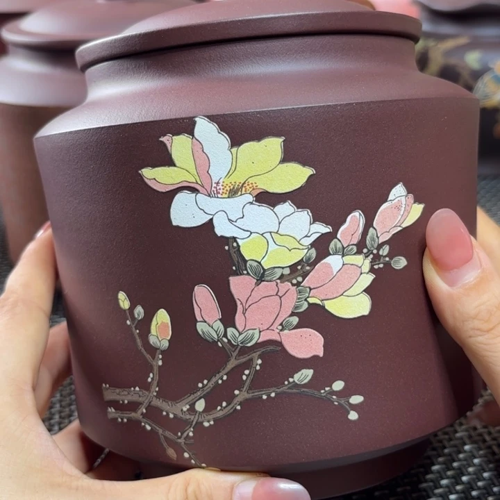 紫砂茶叶罐中高端紫砂茶叶罐
