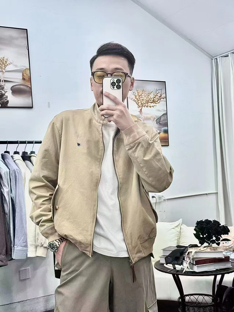 劳家男士飞行员夹克外套秋冬季抗皱免烫
