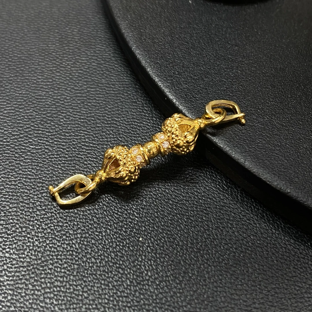 【金刚杵延长链】长度3cm-18k金-FF991|BKJ5