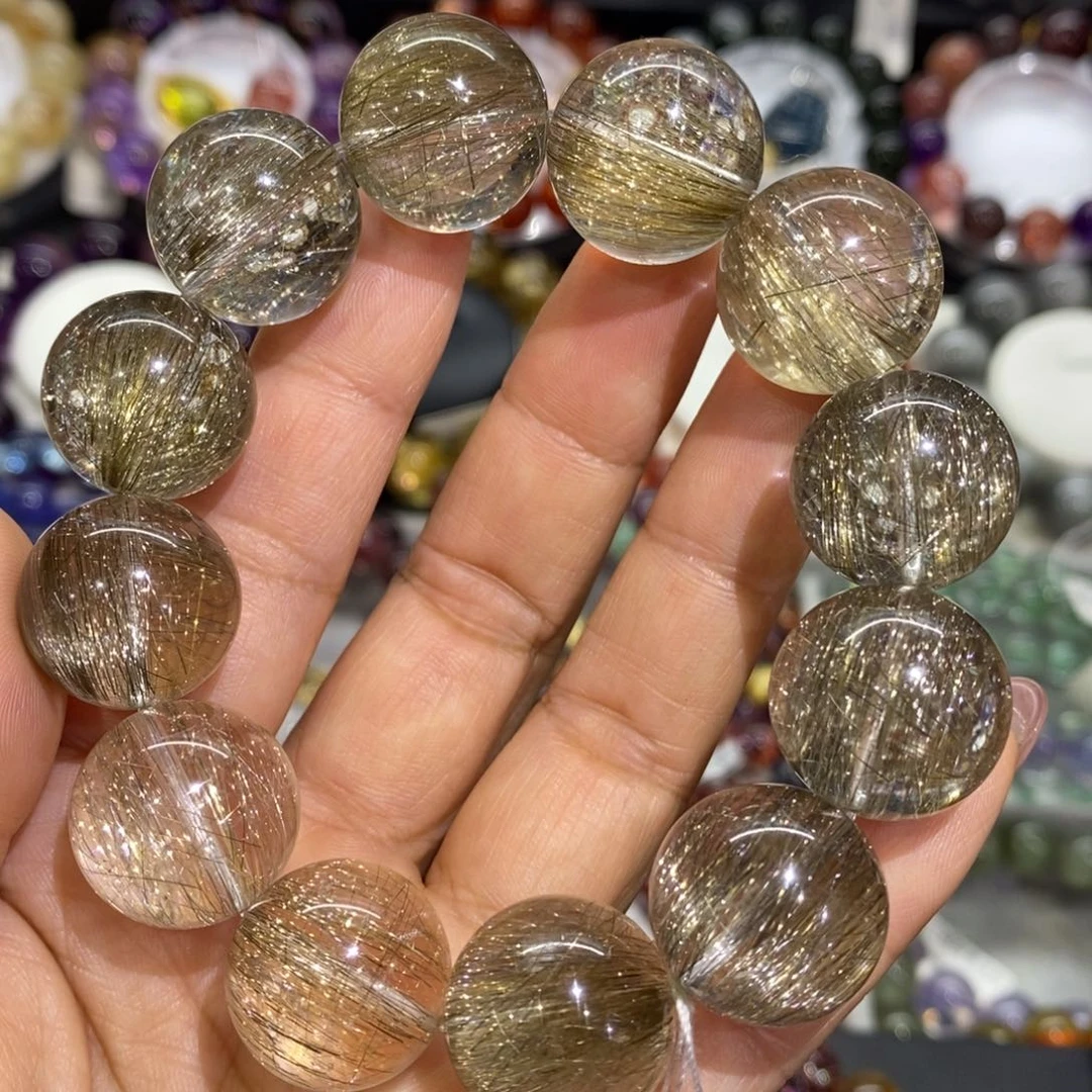 水晶未镶嵌手链银顺发18➕