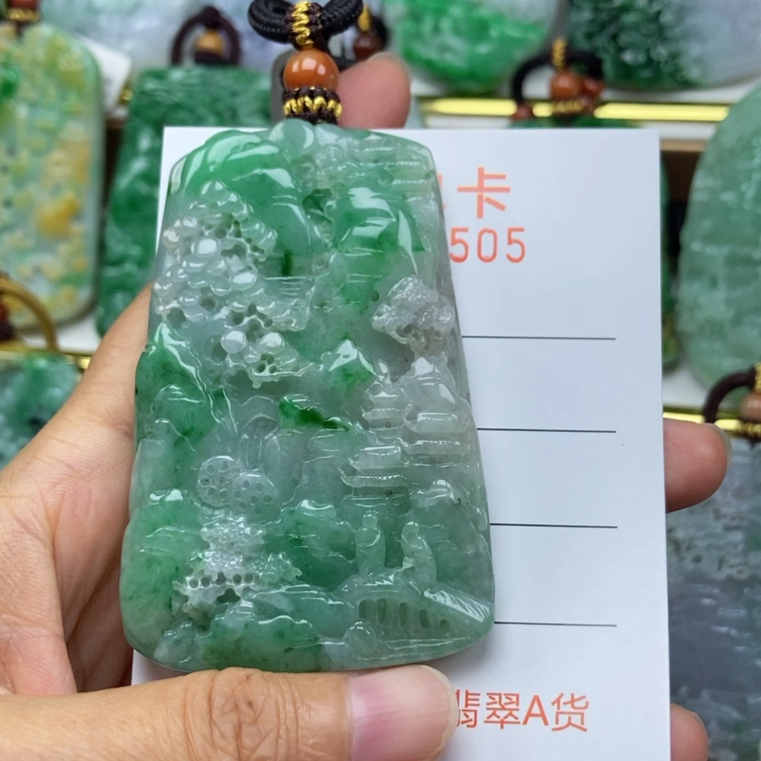 颈饰未镶嵌翡翠吊坠