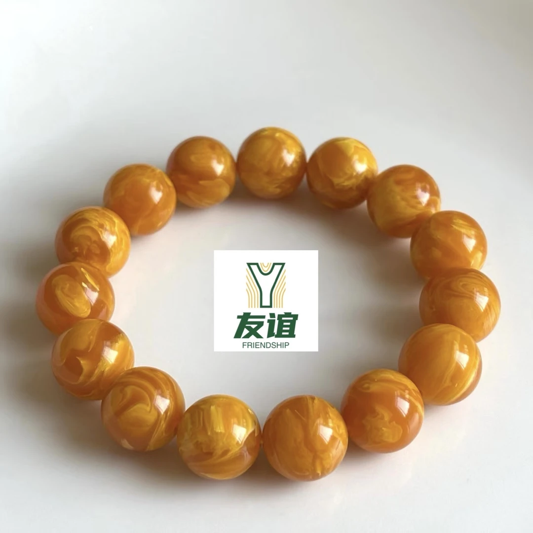 精品老花单圈(14mm)手串-16颗