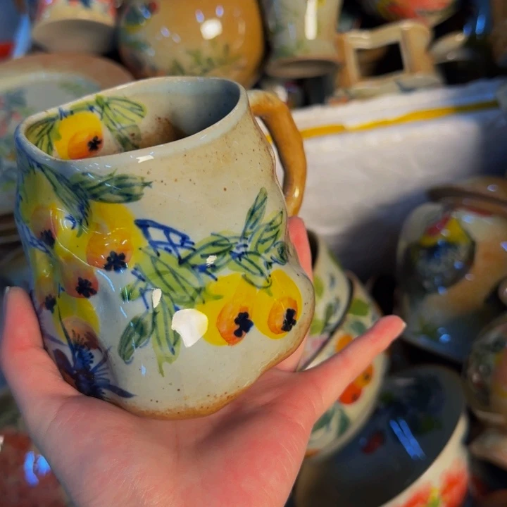 瓷片景德镇陶瓷手工手绘