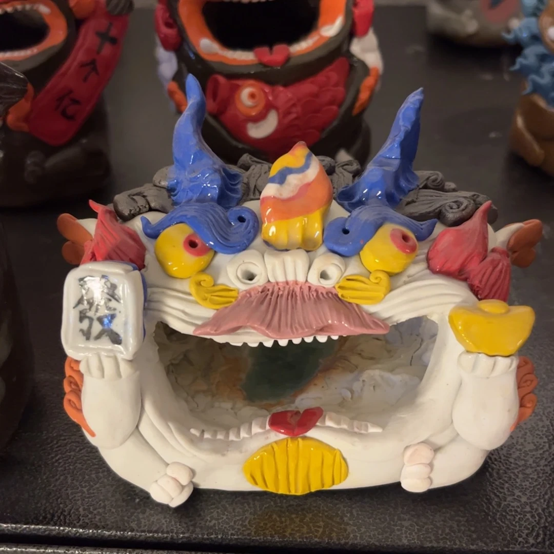 泥塑龍**馆纯手工茶宠摆件