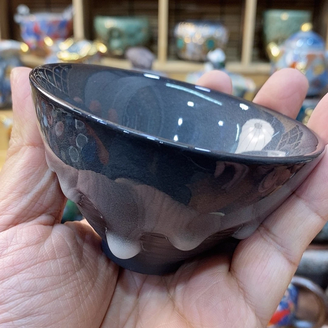 粗陶志野柴烧茶器