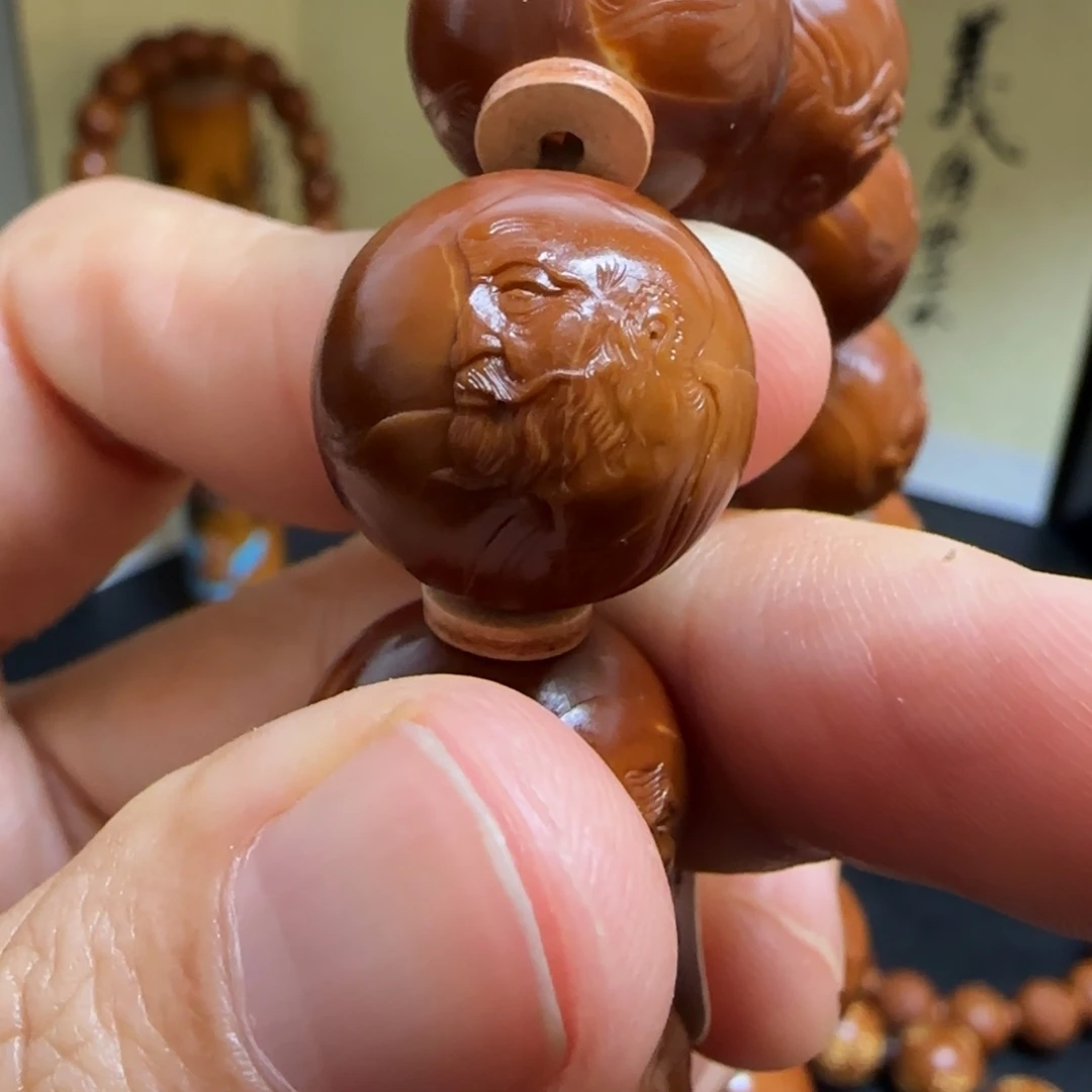 拙***计手串/手链橄榄核十八罗汉