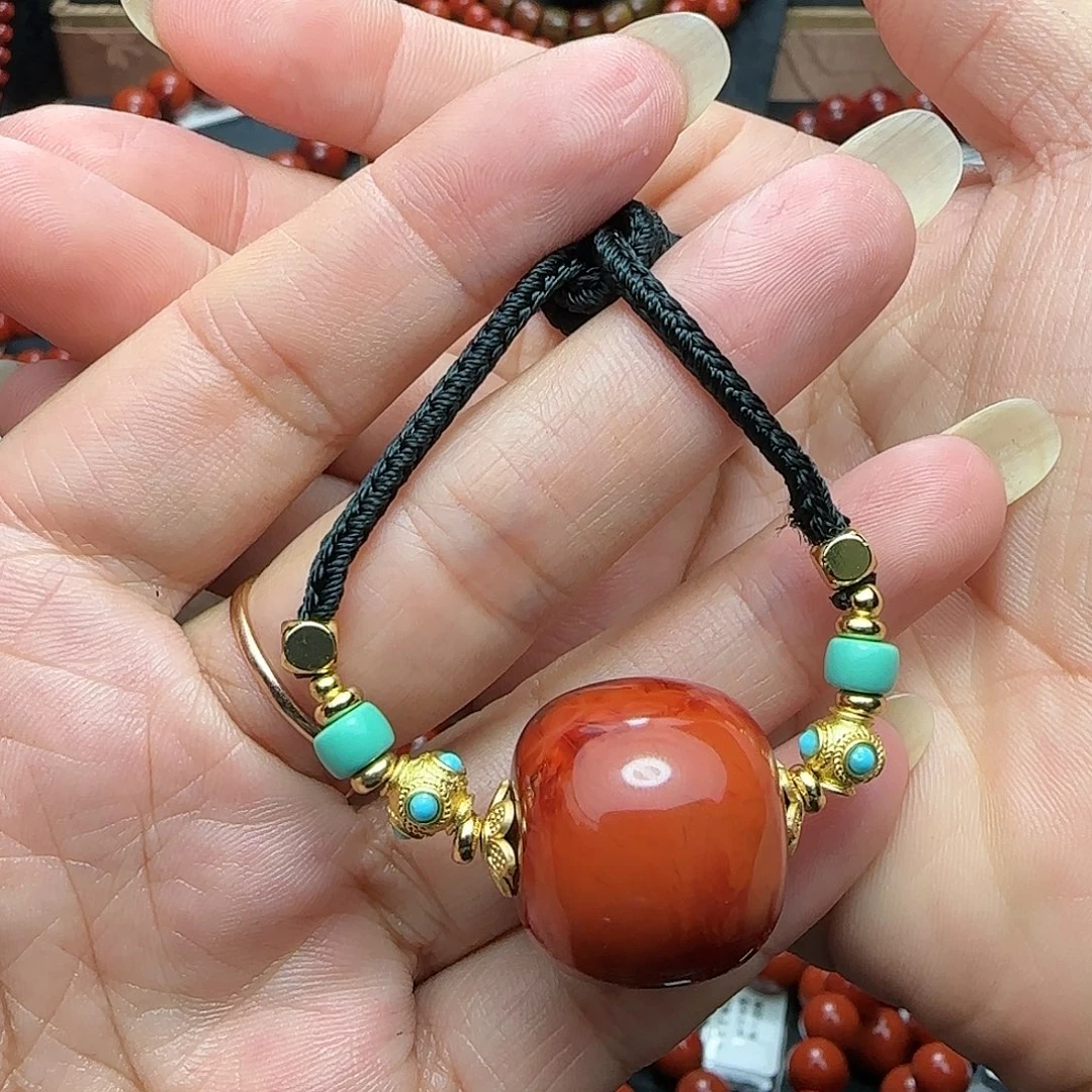 宁***呀南红玛瑙未镶嵌手串