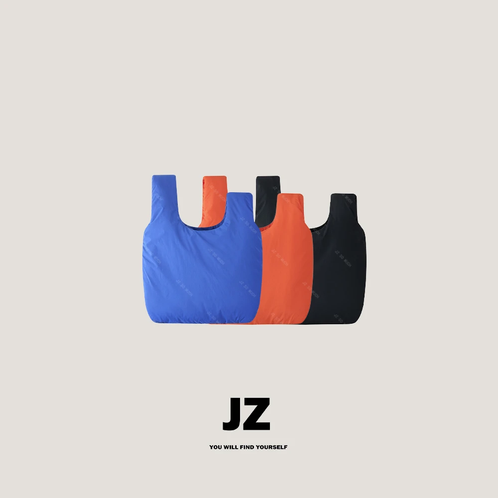 金子/JZ SO MUCH【多巴胺显眼包】羽绒棉超轻不对称手提包手袋