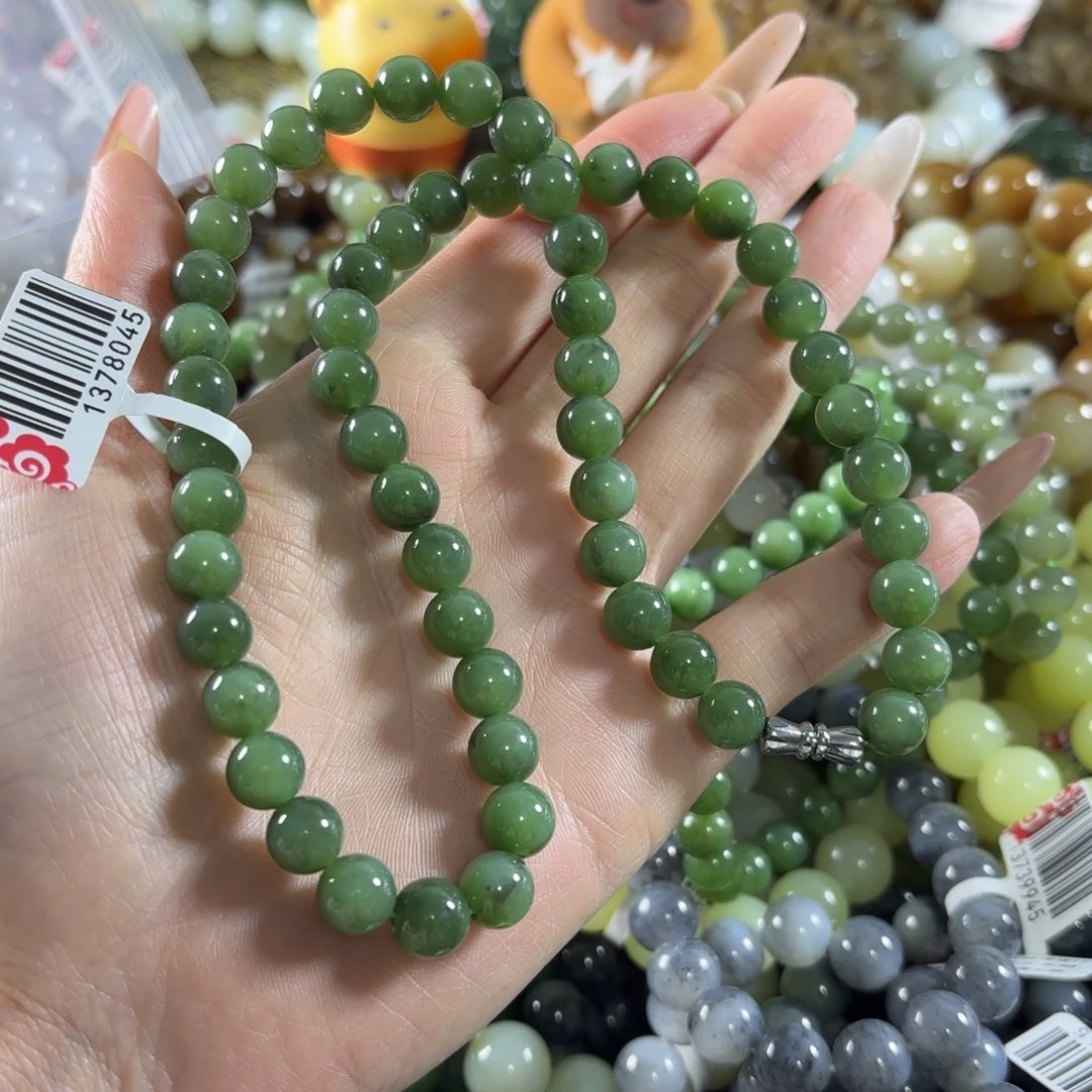 和田玉未镶嵌手串5