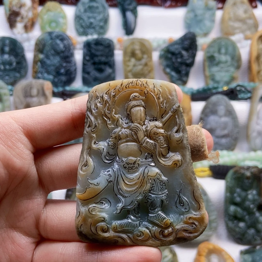 未镶嵌定制翡翠善**7定制翡翠