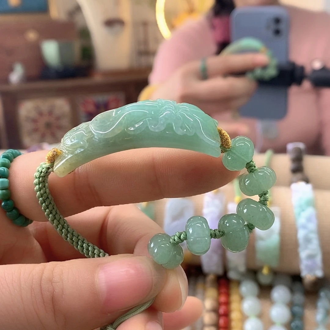 翡翠未镶嵌挂件翡翠手牌