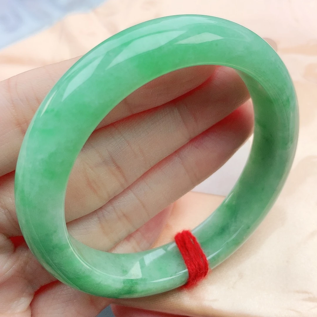 翡翠手镯未镶嵌52圈口880497