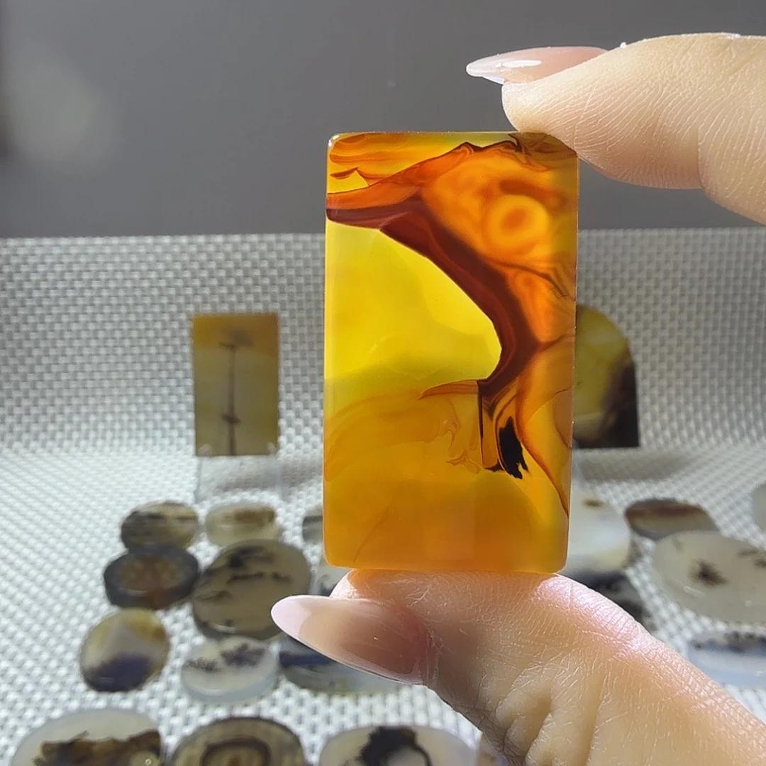 玛瑙/玉髓未镶嵌吊坠(不含链)39