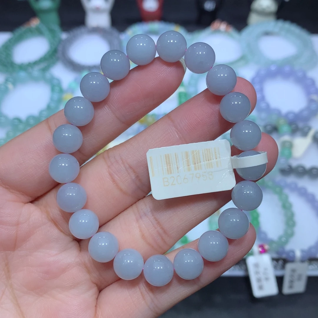 翡翠未镶嵌手串天然