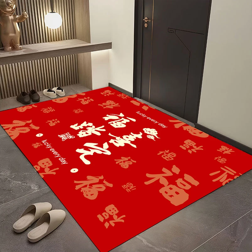 X237-U【100*160cm】硅藻泥高级入户门地垫门垫门口地毯玄关防滑