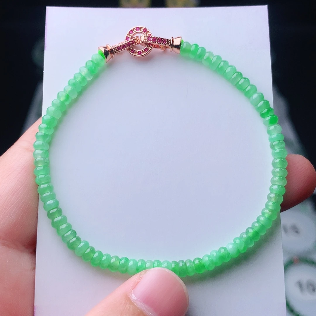 翡翠未镶嵌手链翡翠